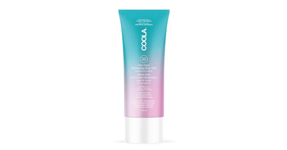 Kihagyhatatlan ajánlat KIFUTÓ COOLA DEW GOOD RAGYOGÁST FOKOZÓ TESTÁPOLÓ SPF30 FÉNYVÉDELEMMEL