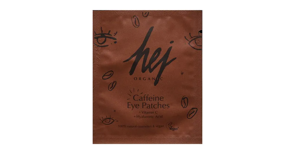 HEJ ORGANIC CAFFEINE Frissítő Szemkörnyékápoló tapasz koffeinnel és C-vitaminnal Kedvezményes ár