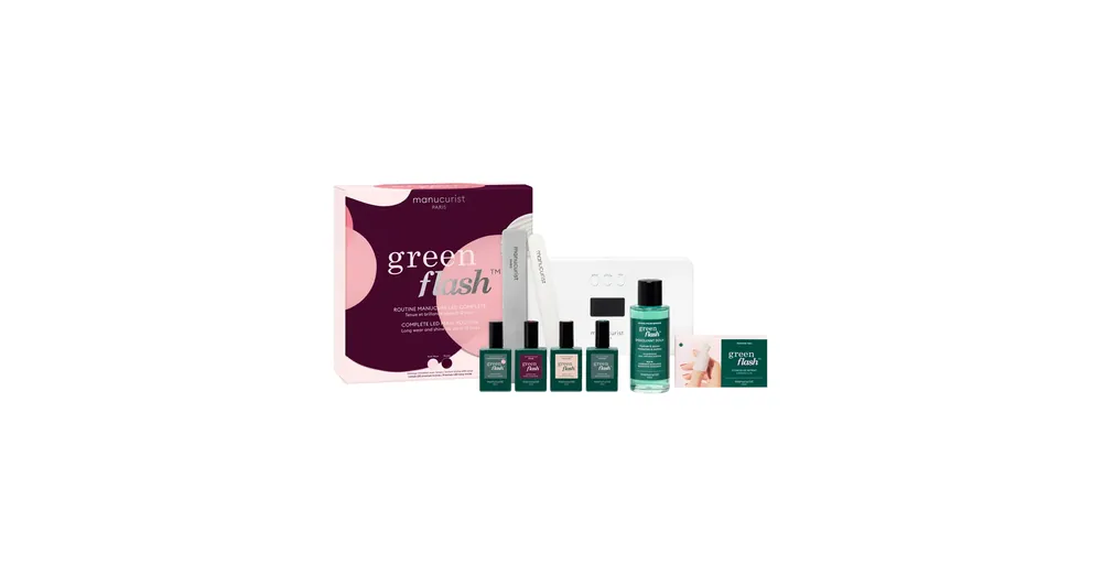 MANUCURIST GREEN FLASH KEZDŐSZETT - PALE ROSE + PRUNE Legkelendőbb