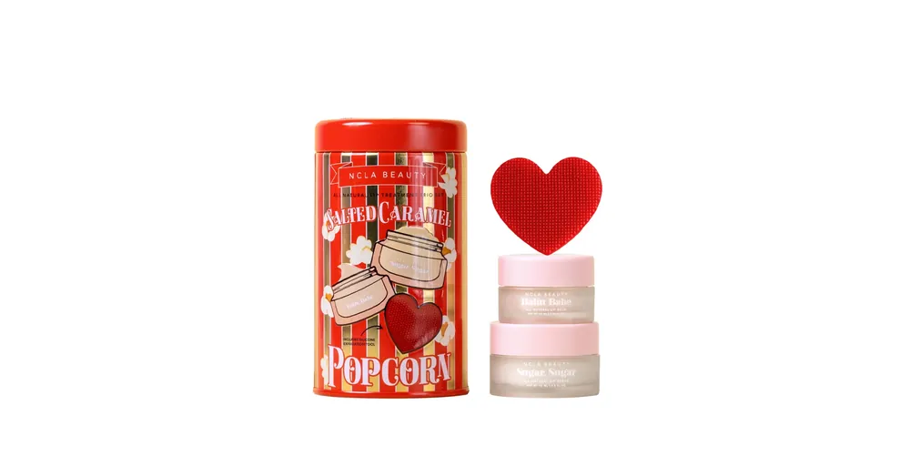 NCLA Salted Caramel Popcorn Ajakápoló szett sós karamellás popcorn illattal Biztonságos fizetés