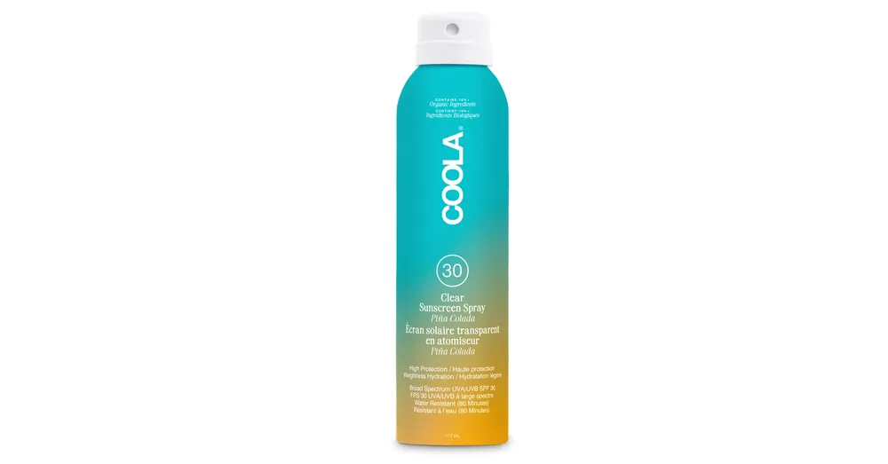 COOLA CLASSIC SPF30 ORGANIKUS FÉNYVÉDŐ SPRAY TESTRE - PINA COLADA Outlet