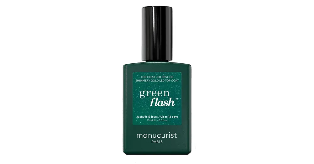 MANUCURIST GREEN FLASH CSILLÁMOS FEDŐ GÉLLAK - ARANY Szezonális akció