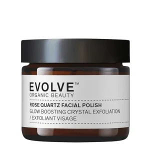 EVOLVE Rózsakvarc bőrmegújító arcradír organikus csipkebogyó olajjal Végkiárusítás