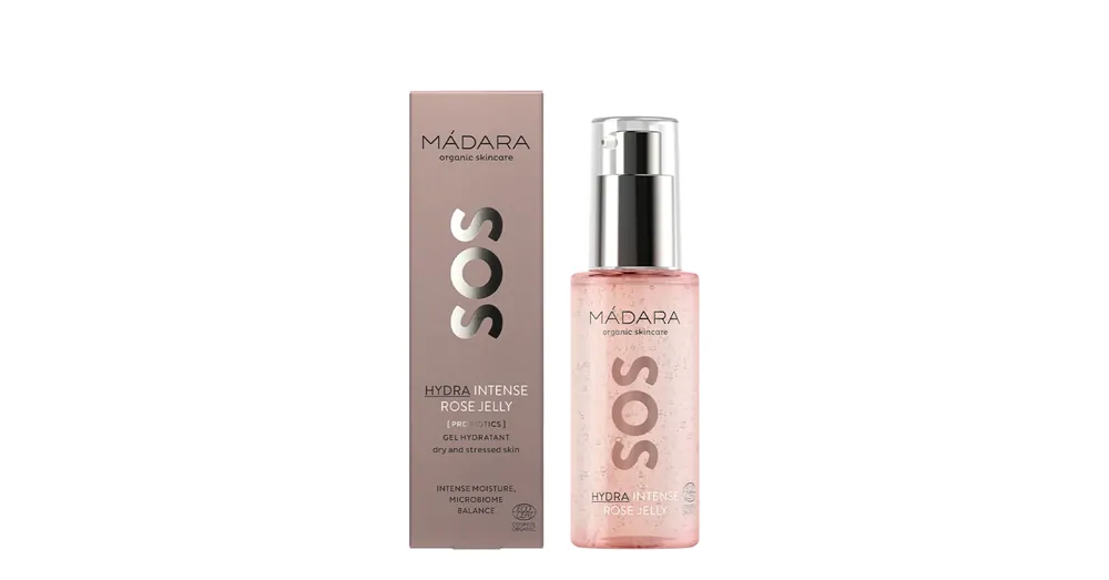 MÁDARA SOS Hydra Intenzív hidratáló Rose Jelly Probiotikummal Korlátozott ajánlat