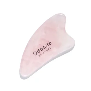 ODACITÉ Crystal Contour rózsakvarc gua sha Korlátozott ajánlat