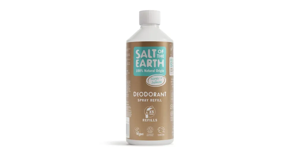 SALT OF THE EARTH gyömbér és jázmin dezodor spray utántöltő Prémium