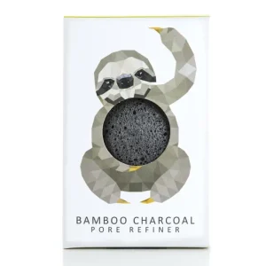 KONJAC SPONGE Rainforest Lajhár bambuszszén mini konjak arcszivacs Biztonságos vásárlás