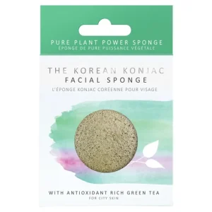 KONJAC SPONGE PRÉMIUM KONJAC ARCSZIVACS ANTIOXIDÁNSOKBAN GAZDAG ZÖLD TEÁVAL Kedvezményes ár