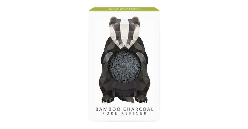 Legjobb ár KONJAC SPONGE WOODLAND Borz bambuszszén mini konjak arcszivacs