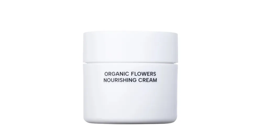 Gyors kiszállítás WHAMISA Organic Flower tápláló és regeneráló arckrém száraz bőrre