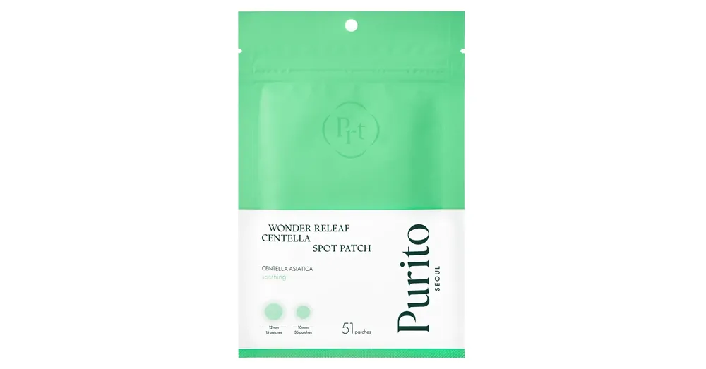 Vásárlói kedvenc PURITO Wonder Releaf Centella pattanás tapasz