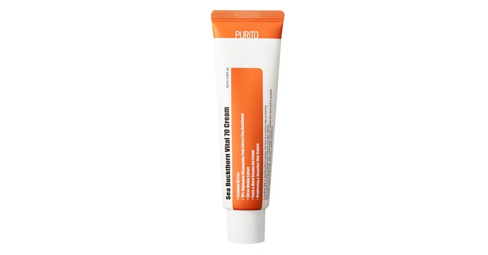 PURITO Sea Buckthorn Vital 70 gazdag hidratáló krém Expressz szállítás