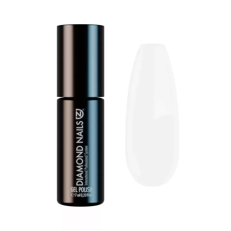 Újdonság Gél Lakk - Hófehér - DN002 - 7ml - Hema mentes