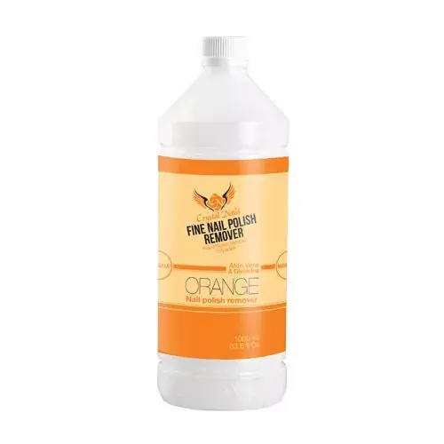 Illatos Crystal Nails körömlakk lemosó - Narancs - 1000 ml Szuper akció