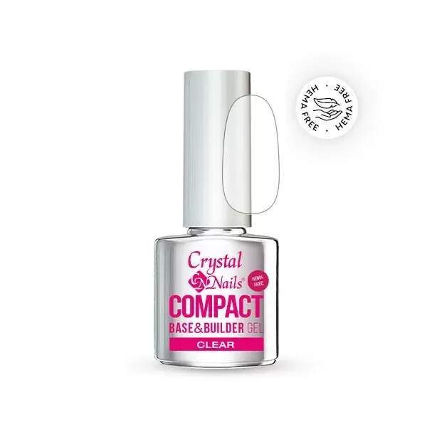 Compact HEMA Free Base Gel Clear - 4ml Biztonságos fizetés
