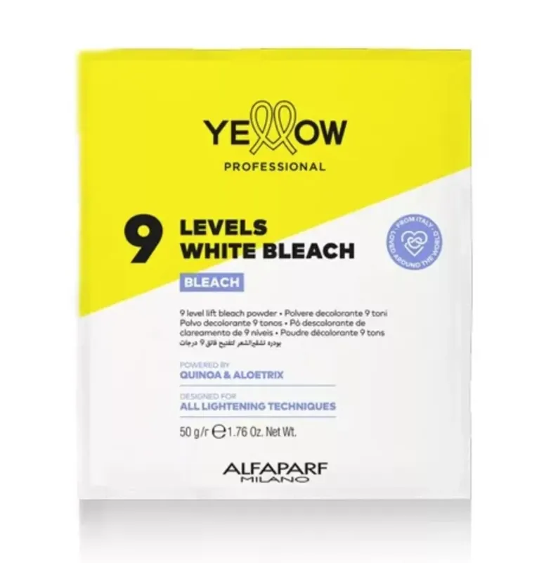 Exkluzív ajánlat Alfaparf Yellow Bleach Level 9 szőkítőpor 50 gr