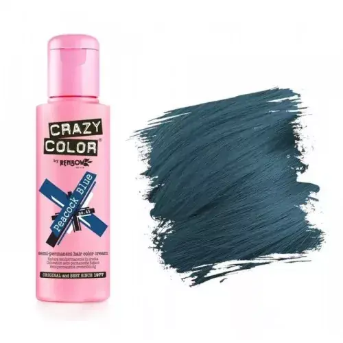 Ajánlat CRAZY COLOR HAJSZÍNEZŐ KRÉM 45 PEACOCK BLUE 100 ML