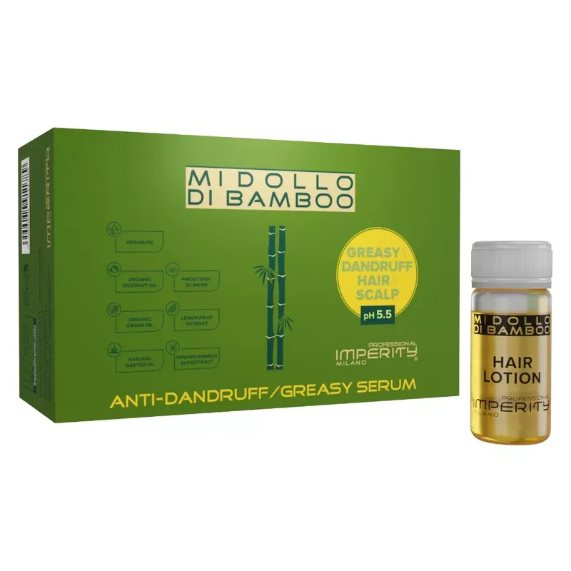 Organic Midollo Di Bamboo Zsíros Korpásodás Elleni Szérum - 10x10ml Alacsony ár