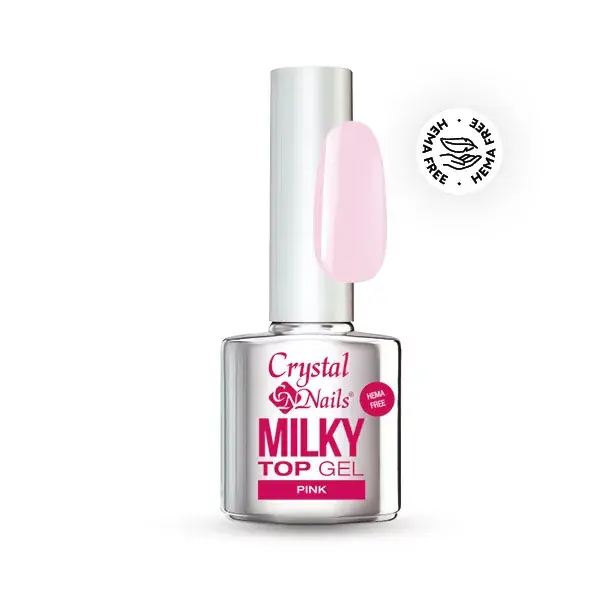 Kiárusítás HEMA Free Milky Top Gel - Pink 8ml