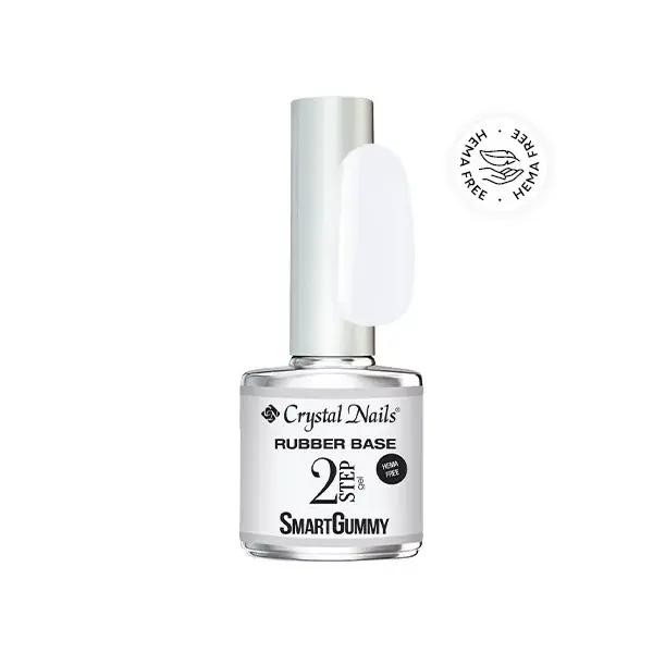 Kedvezmény 2S SmartGummy HEMA Free Rubber base gel - Nr2 Milky white 8ml
