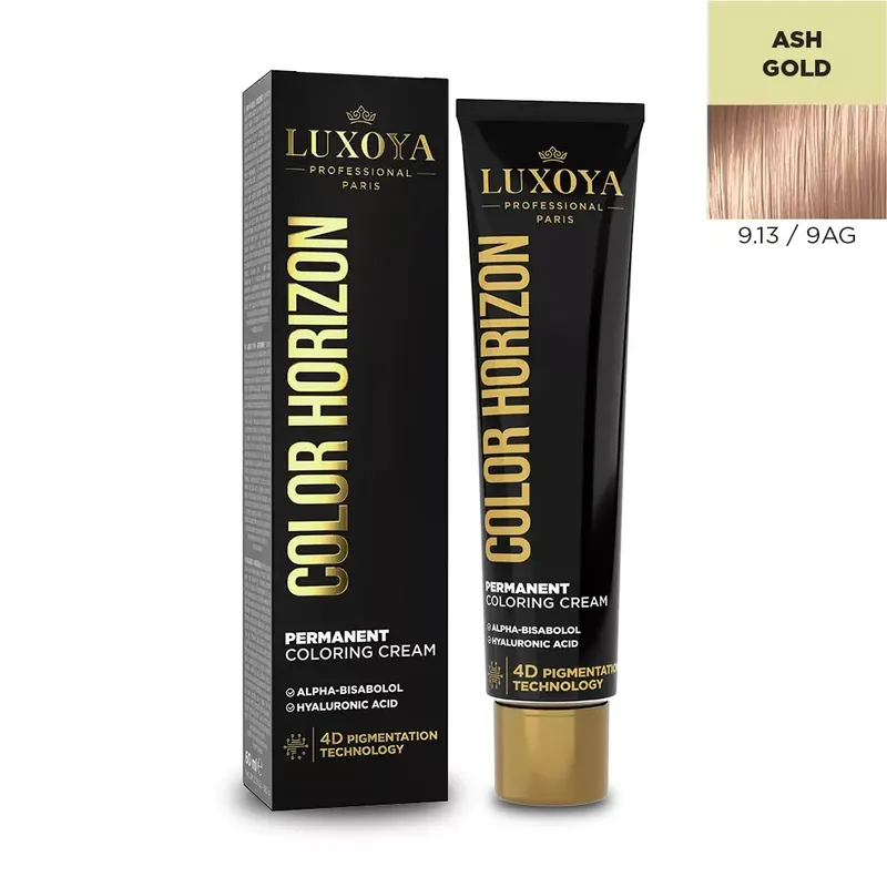 Ajánlat LUXOYA HAIR COLOR HORIZON - Ammóniás hajfesték 9.13/9AG 60 ml