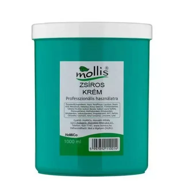 Gyors kiszállítás Mollis Zsíros krém 1000 ml