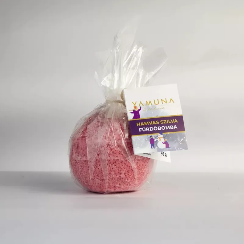 YAMUNA Hamvas szilva fürdőbomba 95 g Kedvezményes ár