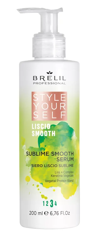 BRELIL STYLE YOURSELF Sublime Smooth Leave-in Serum - Öblítés nélküli selymesítő és gubancmentesítő szérum 200 ml Korlátozott ajánlat