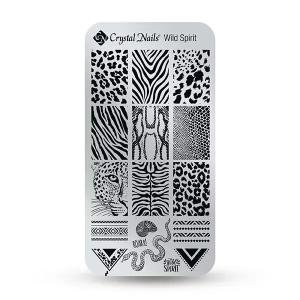 Legnépszerűbb Egyedi Crystal Nails Körömnyomda lemez - Wild Spirit