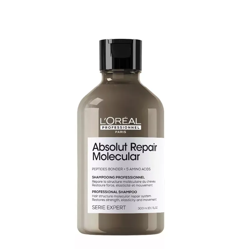 Legjobb ár ABSLUT REPAIR MOLECULAR hajerősítő sampon a sérült hajra 300 ml