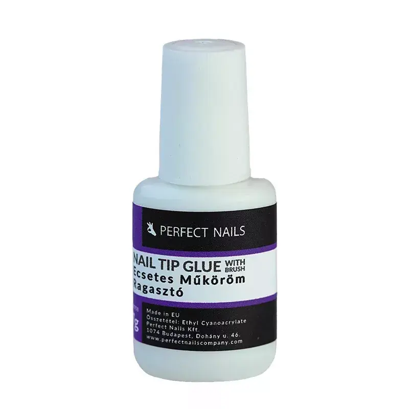 Nail Tip Glue with Brush - Ecsetes Műköröm Ragasztó 7g Újdonság