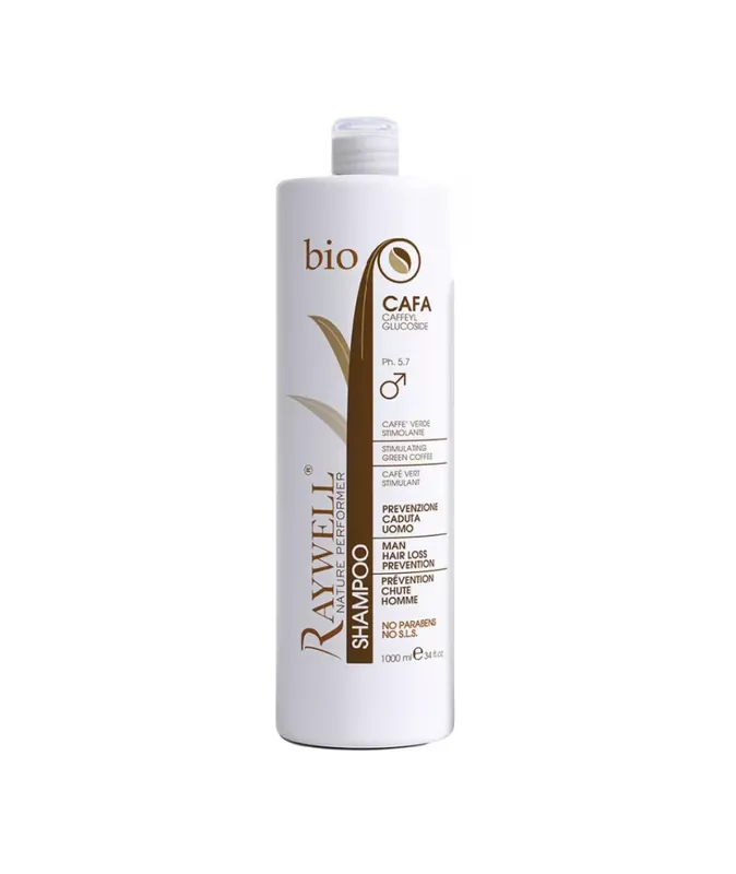 Raywell BIO Cafa Hajhullás elleni sampon férfiaknak 1000 ml Prémium