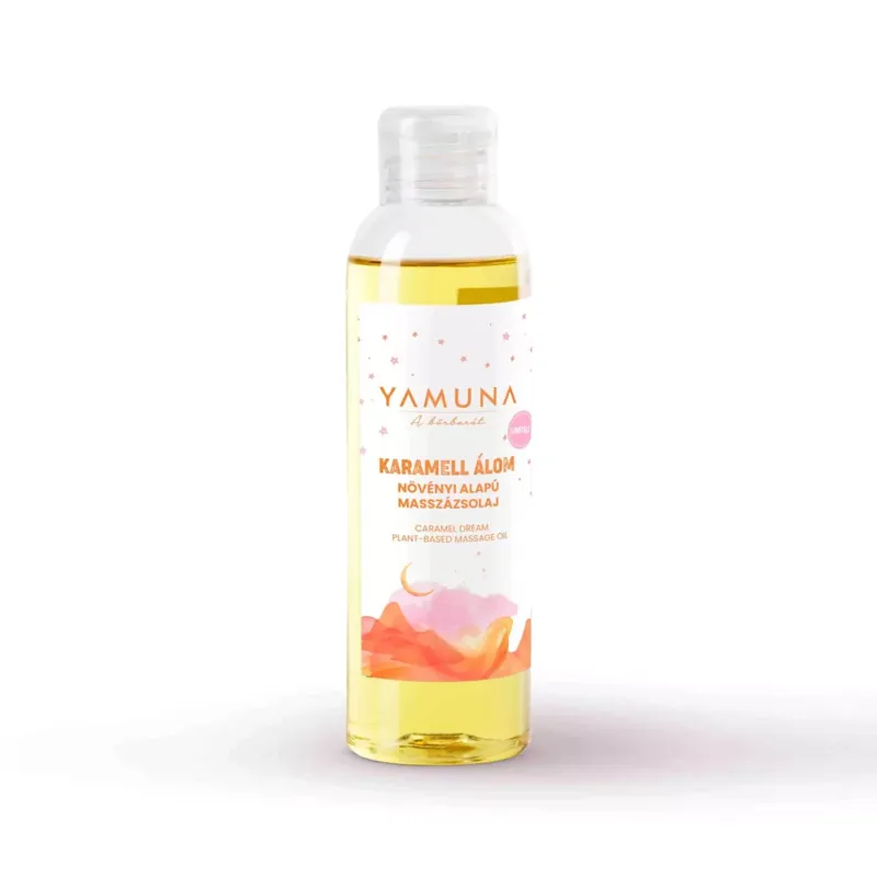 YAMUNA Karamell álom növényi alapú masszázsolaj 250 ml Outlet