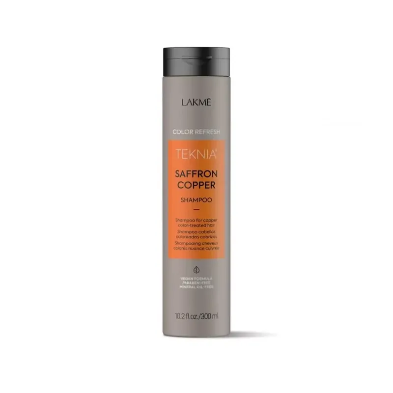 Legjobb ár Lakmé Teknia Refresh Saffron Copper Színfrissítő sampon réz árnyalatú hajra 300 ml