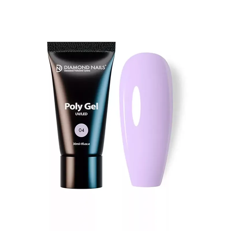 Alacsony ár PolyGel 04 - Milky Violet (Világos lila) - 30ml - HEMA-mentes