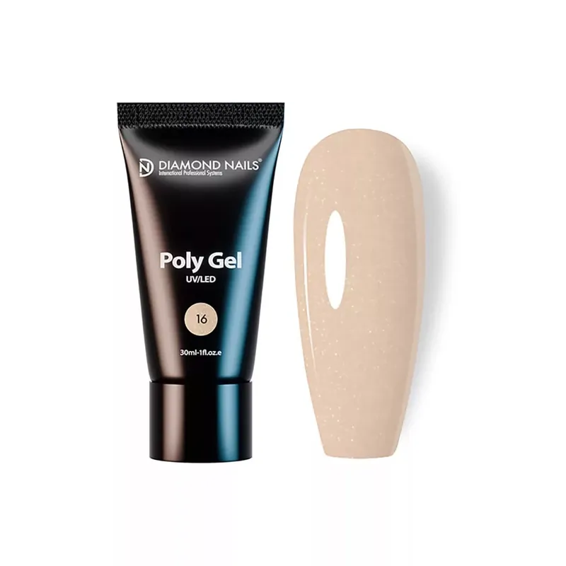 Polygel 16 - Sandy Glow - 30ml - HEMA-mentes Szuper akció