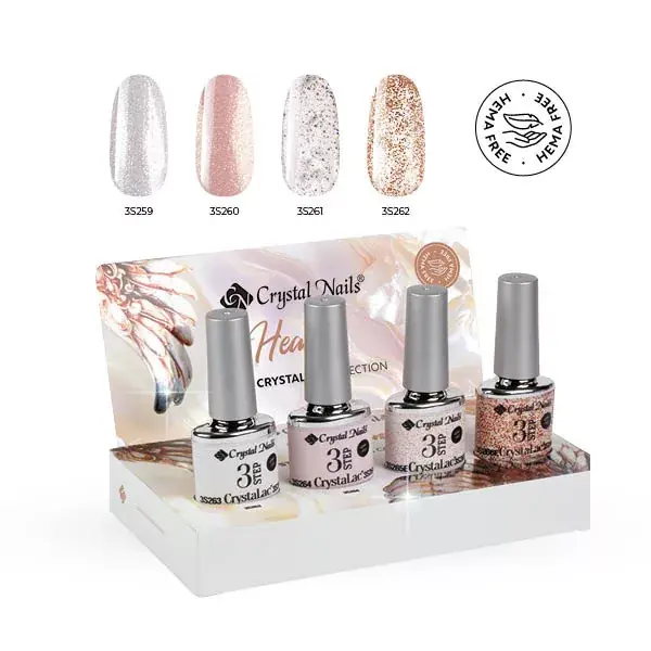 3 STEP HEMA Free Kit Heaven Shimmer & Glitter 2026 (4x4ml) Árcsökkenés