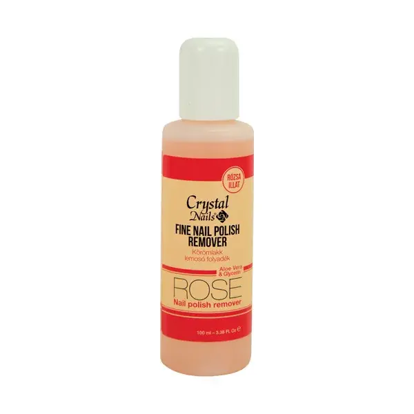 Illatos Crystal Nails körömlakk lemosó - Rózsa 100ml Árcsökkenés