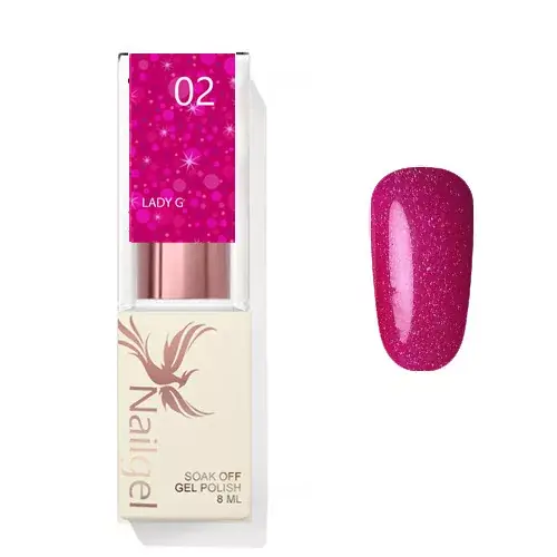 Gyors szállítás Lady G 002 gél lakk 8 Ml