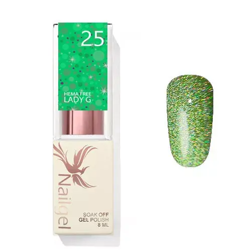 Alacsony ár Lady G 025 gél lakk 8 Ml