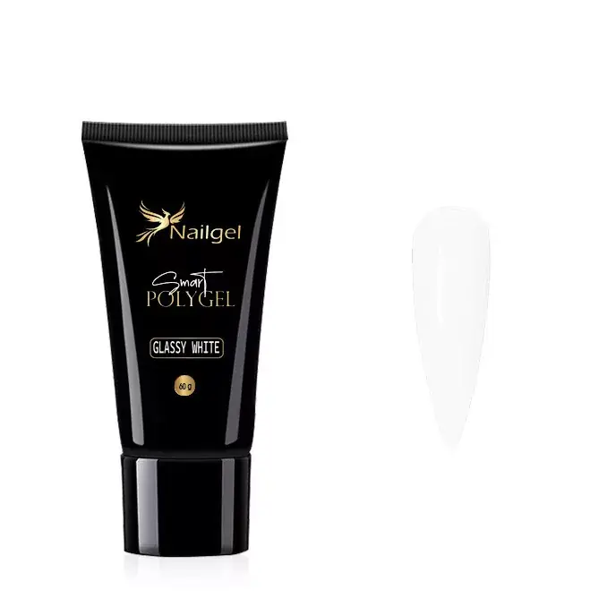 Vedd meg online Smart polygel Glassy White - 60 g