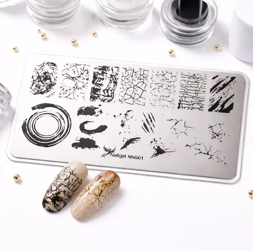 Vedd meg online Körömnyomda lemez 6x12 cm méretű - NNG01