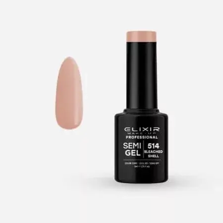 Elixir Semi Gel 514 Bleached Shell 5 ml Nézd meg most