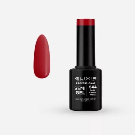 Elixir Semi Gel 544 DARK CANDY APPLE 5 ml Nézd meg most