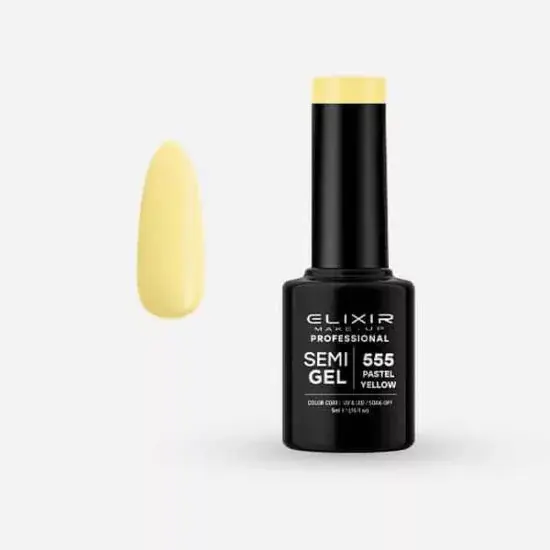 Outlet Elixir Semi Gel 555 Pastel Yellow 5 ml