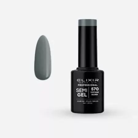 Elixir Semi Gel 570 VINTAGE SILVER 5 ml Szezonális akció