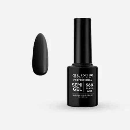Alacsony ár Elixir Semi Gel 569 Black Lust 5 ml