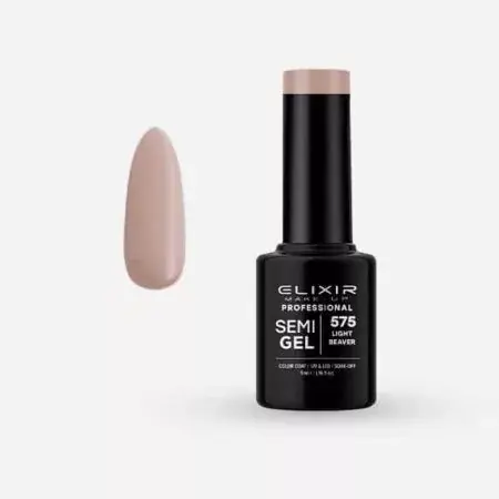 Olcsó Elixir Semi Gel 575 LIGHT BEAVER 5 ml