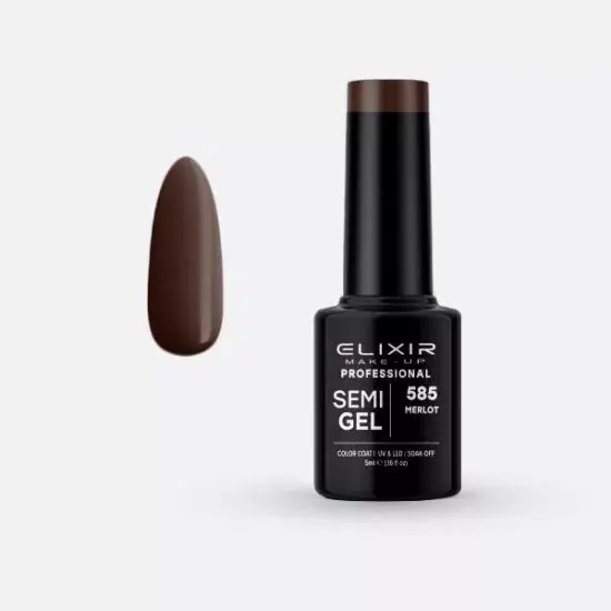 Expressz kézbesítés Elixir Semi Gel 585 Merlot 5 ml