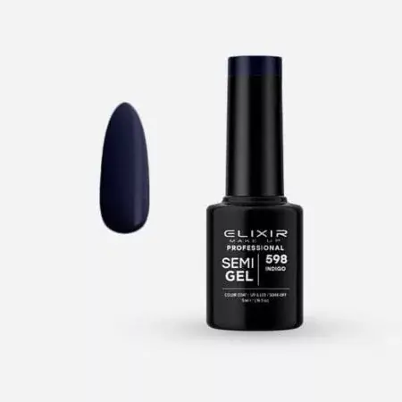 Szuper akció Elixir Semi Gel 598 INDIGO 5 ml